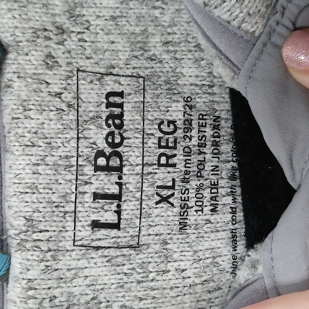 LL Bean Sweater Fleece Pullover - Size XL . NWOT. - Picture 5 of 8